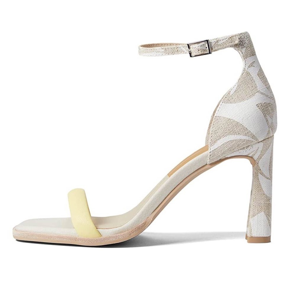 DOLCE VITA Jayke Leather Ankle Strap Sandals Daffodil Multi Stella SIZE: 10 - Picture 2 of 15